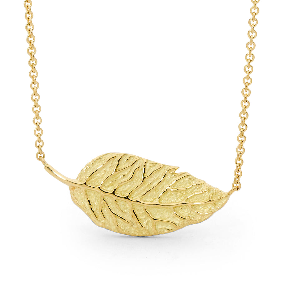 'Desert Leaf' 18ct Yellow Gold Necklace