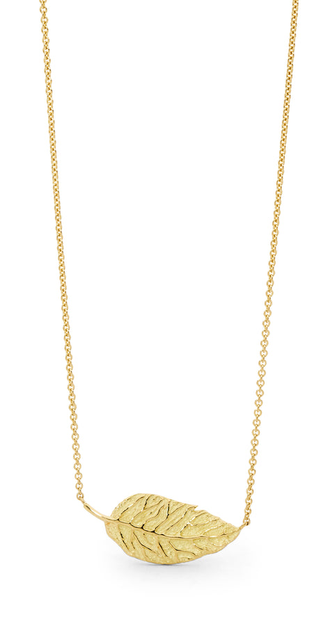 'Desert Leaf' 18ct Yellow Gold Necklace