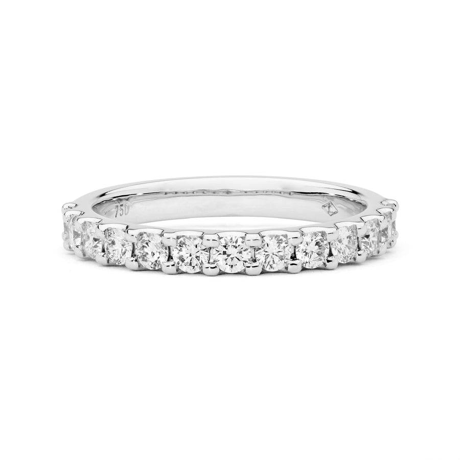 0.52ct Claw Set White Diamond Wedding Ring