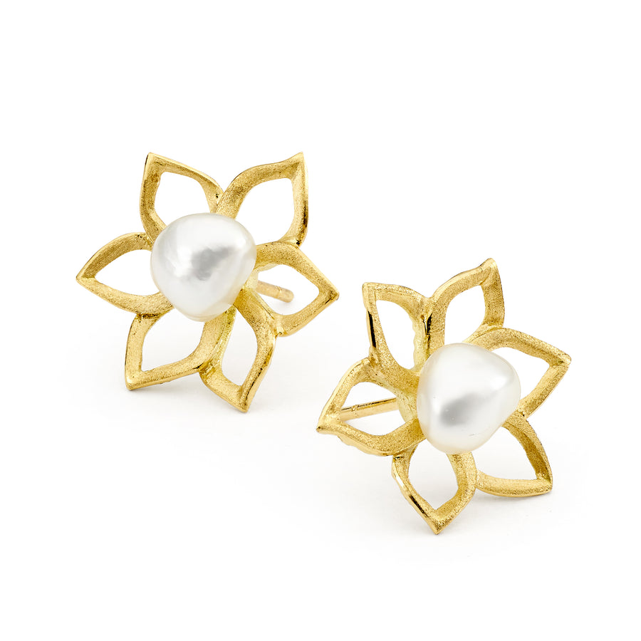 'Wildflower' South Sea Pearl Earrings