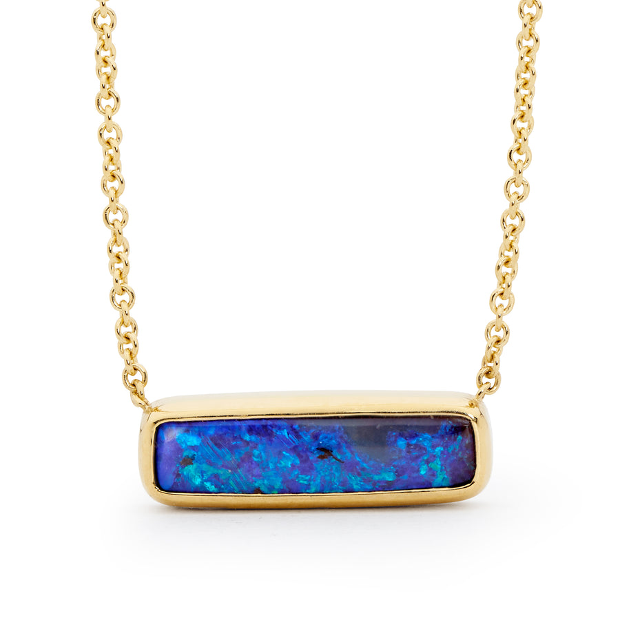 'Eternal Tides' Boulder Opal Necklace