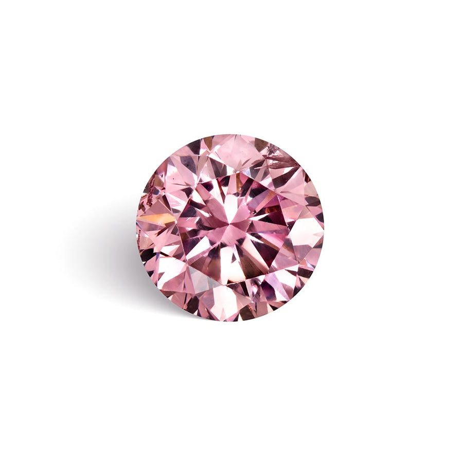 0.21CT ROUND SHAPED ARGYLE PINK DIAMOND