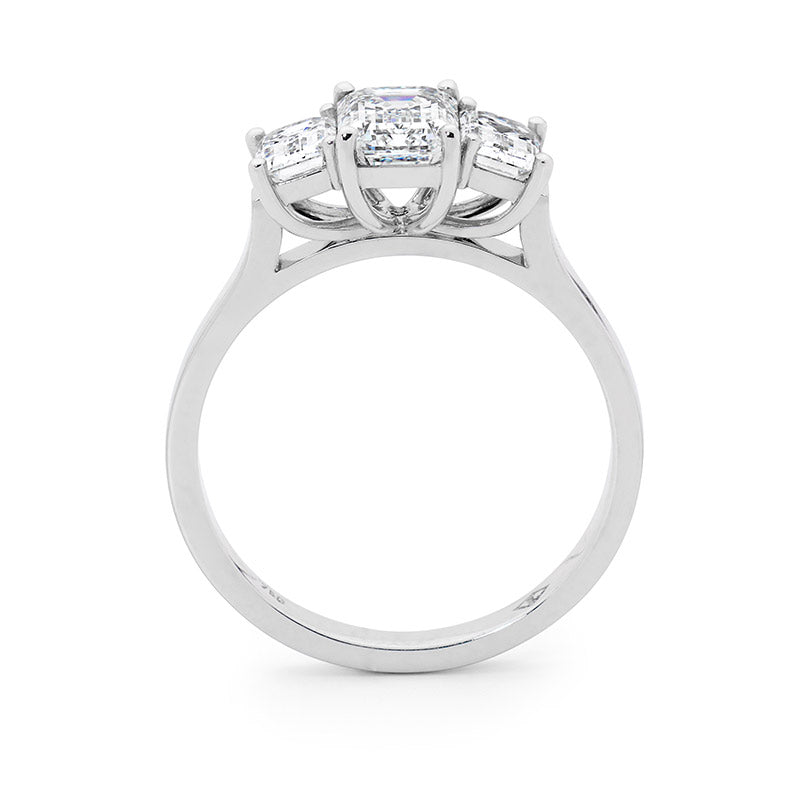 Emerald cut diamond ring online jewellery shop perth jewellery stores jewellery stores perth australian jewellery designers bridal jewellery australia diamonds perth diamond rings perth designer engagement rings engagement rings perth diamond engagement rings