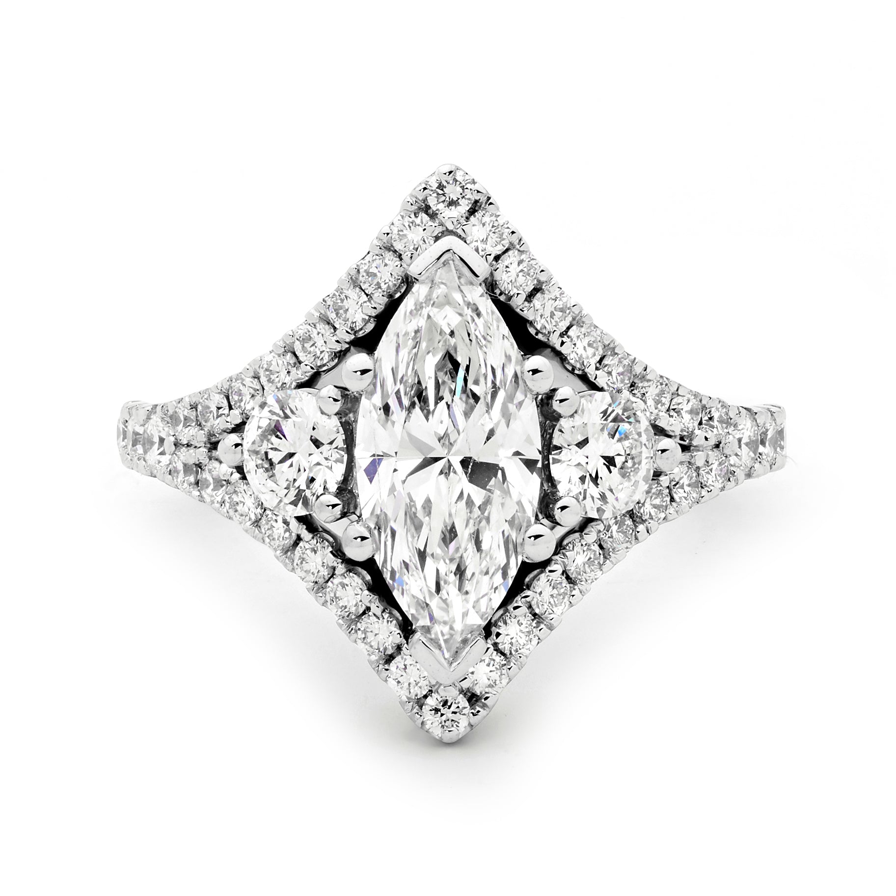 Tiffany marquise store diamond ring