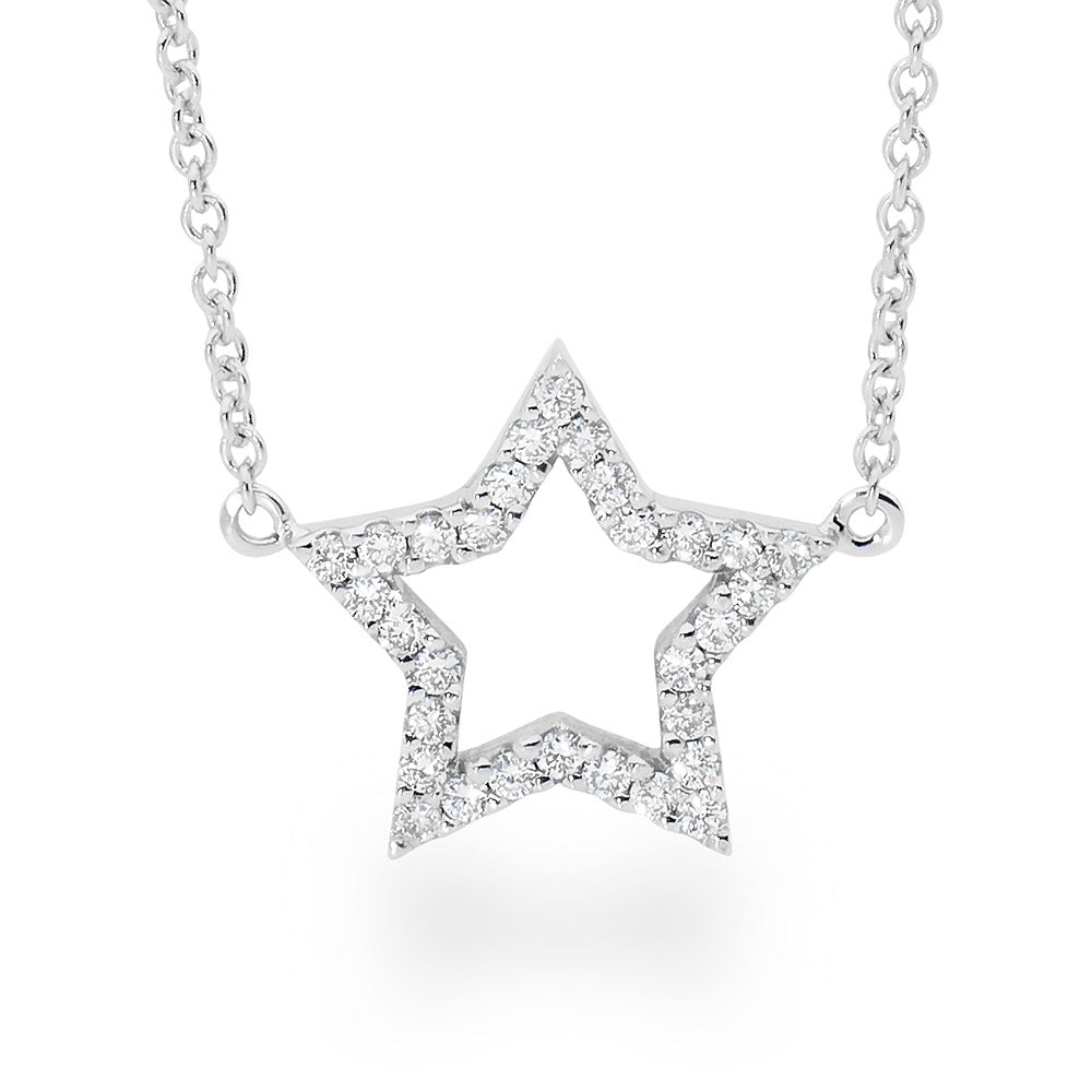 Diamond star deals necklace