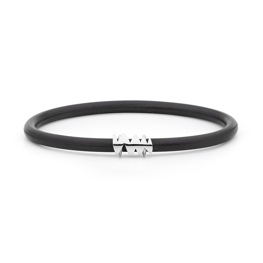 Lightning Neoprene Bangle buy jewellery online jewellers in perth perth jewellery stores wedding jewellery australia