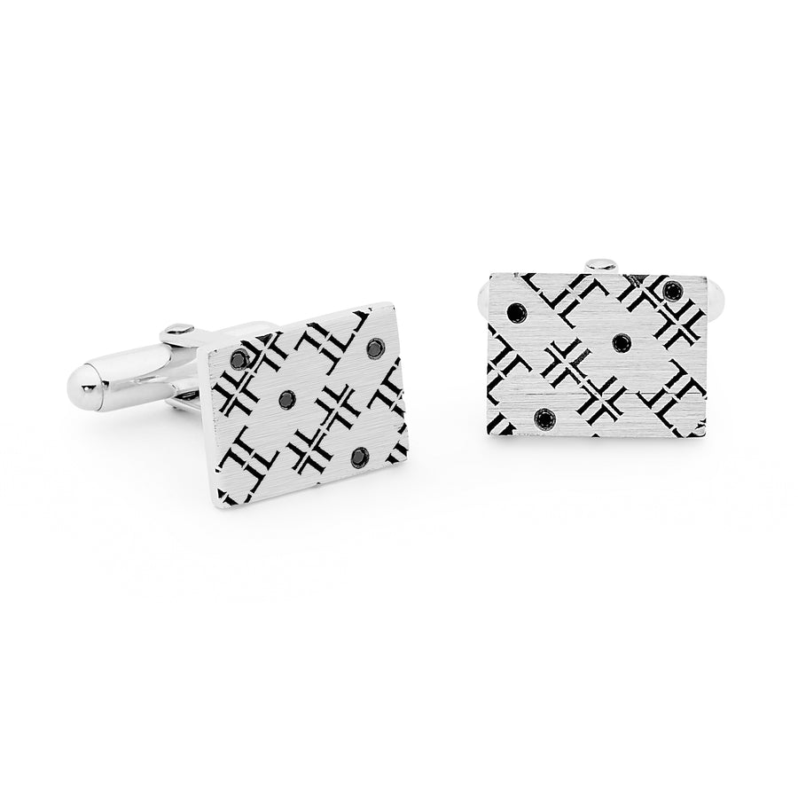 Signature L Sterling Silver Diamond Cufflinks jewellery stores perth perth jewellery stores australian jewellery designers online jewellery shop perth jewellery shop jewellery shops perth perth jewellers jewellery perth jewellers in perth diamond jewellers perth bridal jewellery australia