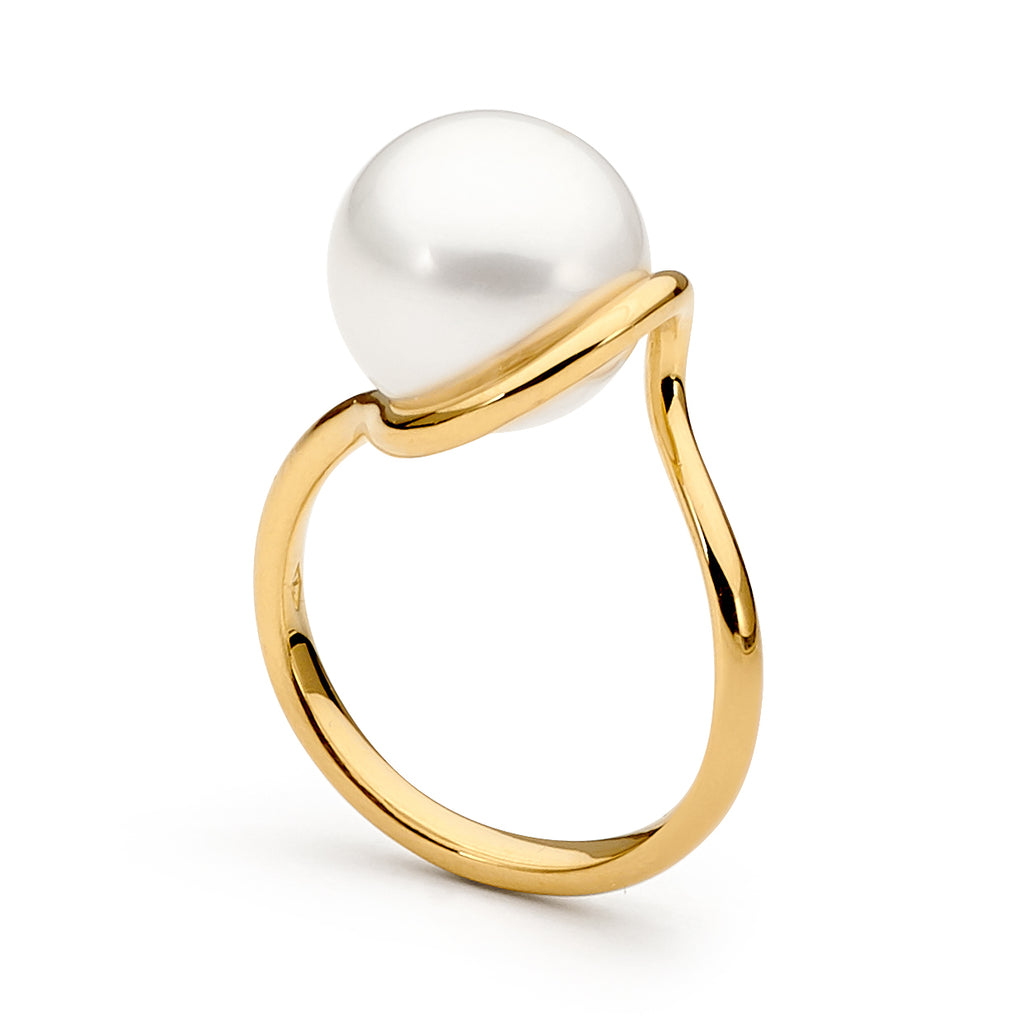 Australian South Sea Pearl and Gold Ring – Linneys Jewellery