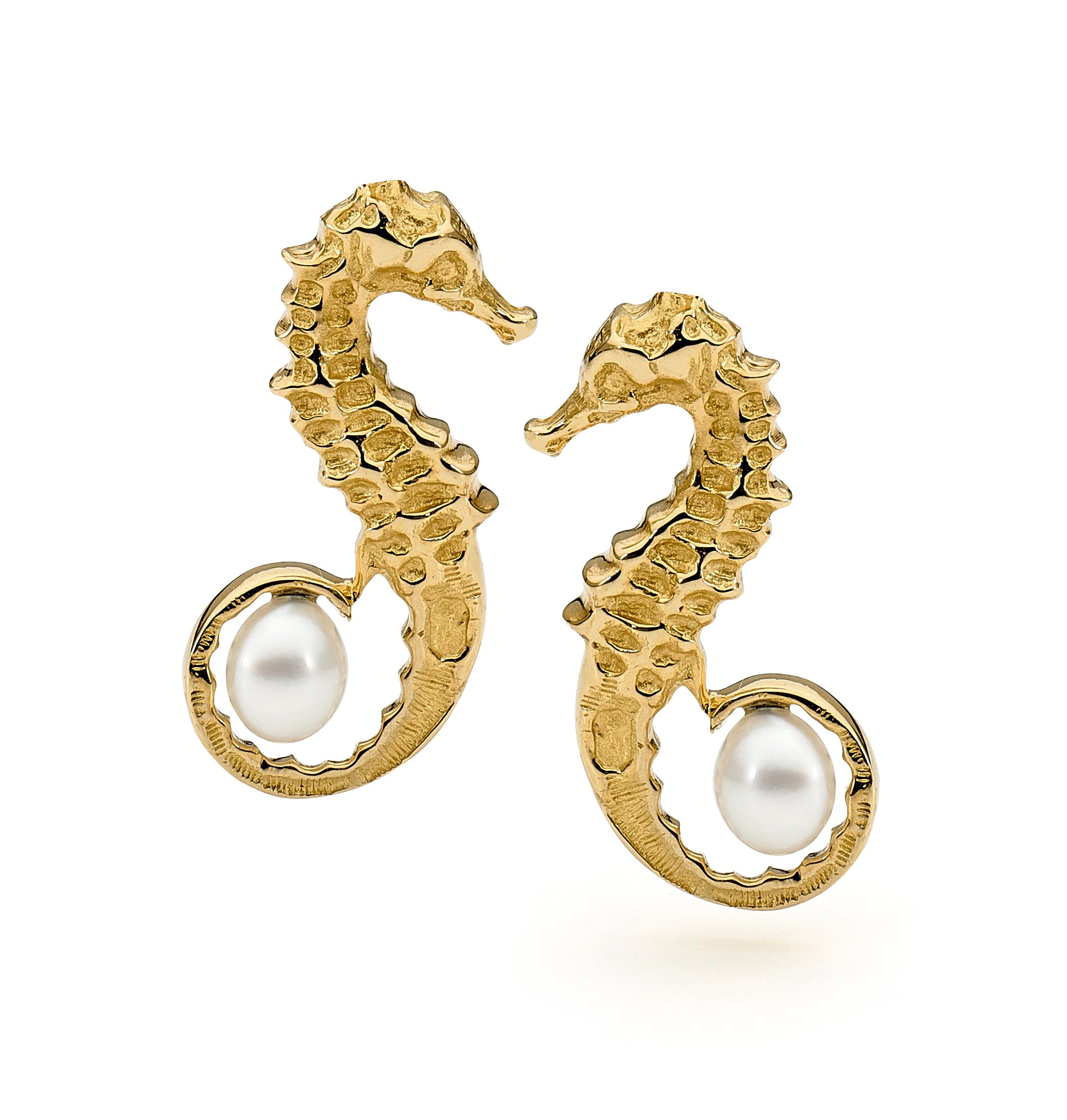 Seahorse hot sale stud earrings