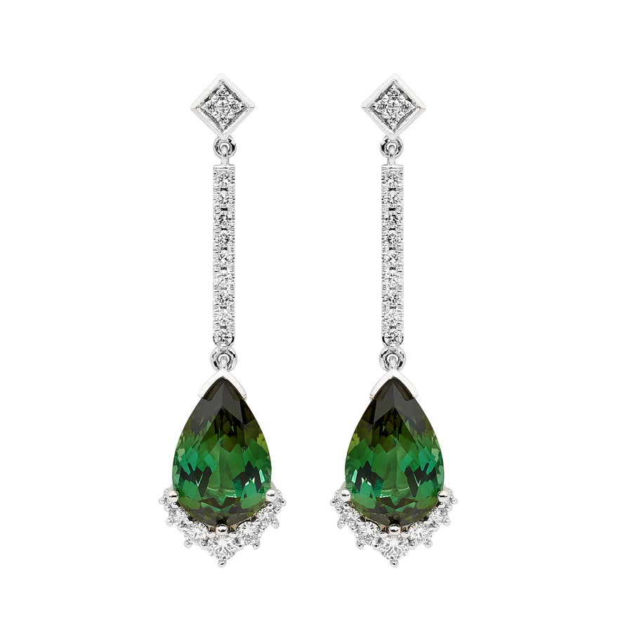 Tourmaline & Diamond Earrings jewellery stores perth perth jewellery stores australian jewellery designers online jewellery shop perth jewellery shop jewellery shops perth perth jewellers jewellery perth jewellers in perth diamond jewellers perth bridal jewellery australia