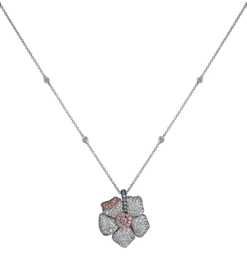 Limited Edition Argyle Blossom Pendant  buy jewellery online jewellers in perth perth jewellery stores wedding jewellery australia diamonds for sale perth argyle pink diamonds argyle diamonds perth